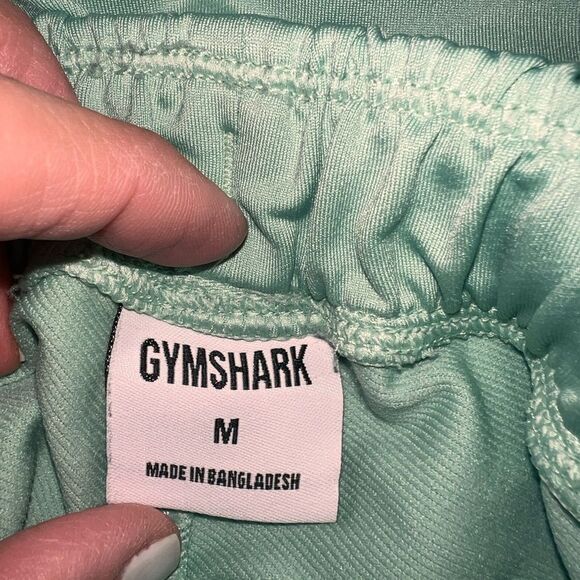 Gym Shorts Cantaloupe Green 3” Side Snap High Waist Medium Gymshark Activewear - Picture 8 of 11